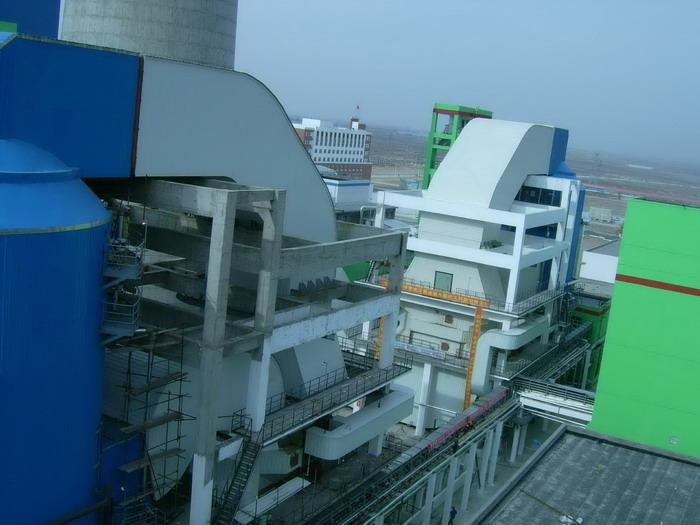烏拉山電廠三期2×300MW機(jī)組煙氣脫硫建筑安裝工程